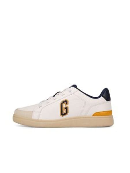 White, Yellow and Navy Seattle Kids Low Top G Trainers (Q43549) | £45