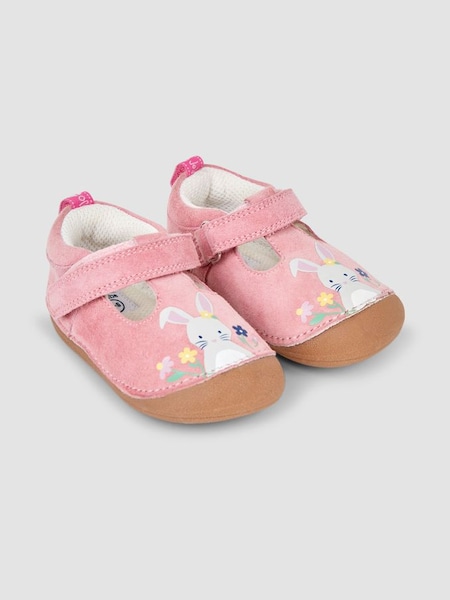 Bunny Pre-Walker Shoes in Pink (Q45495) | £29