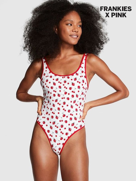 Summer Berries Red Frankies Bikinis Marlow Swimsuit (Q50824) | £50