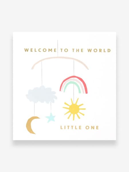 Caroline Gardner Welcome To The World New Baby Card (Q57278) | £3
