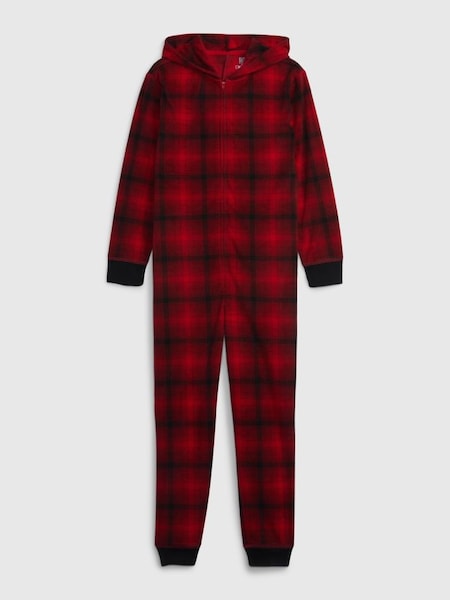Red & Black Check Hooded All in One (Q68292) | £30