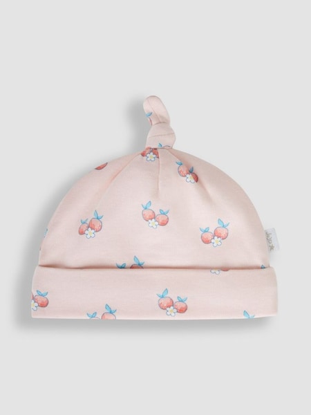 Coral Print Cotton Baby Hat (Q71617) | £5