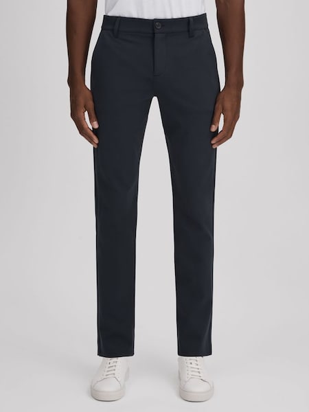 Paige Mid Rise Trousers in Deep Anchor (Q72185) | £230