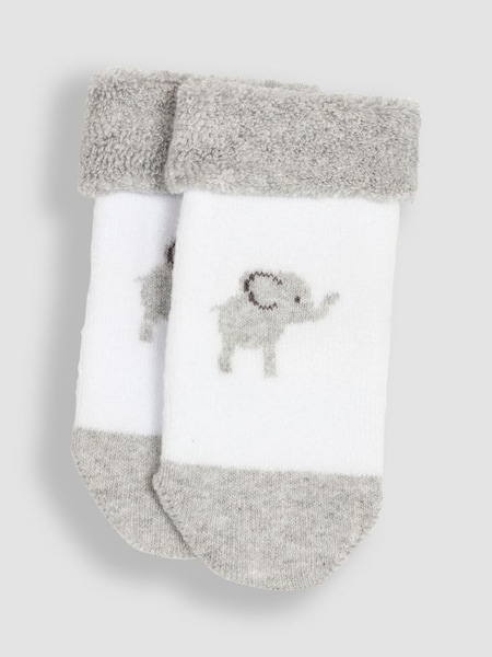 White 2-Pack Born In 2024 Baby Socks (Q73130) | £5.50