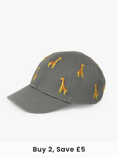 Khaki Embroidered Cap (Q73131) | £15