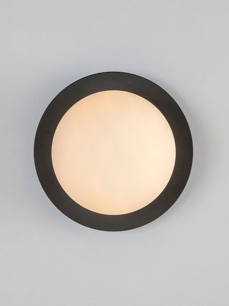 Houseof. Grey Opal Disk Wall Light (Q75321) | £120