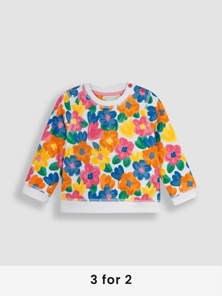 Multi Floral Print Jersey Sweatshirt (Q80749) | £24