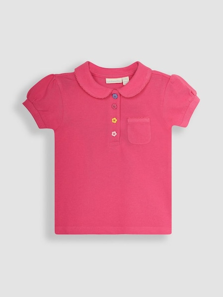 Fuschia Pink Pretty Polo Shirt (Q80886) | £14