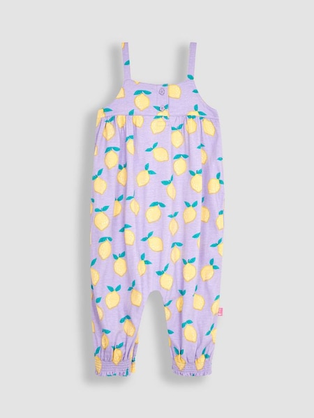 Lilac Purple Lemon Print Jumpsuit (Q81422) | £23