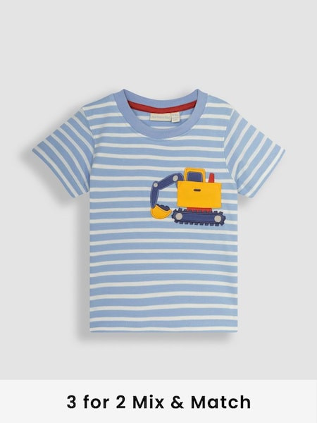 Blue Digger Appliqué Pocket T-Shirt (Q81741) | £15