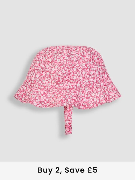 Fuschia Pink Pretty Sun Hat (Q83082) | £14