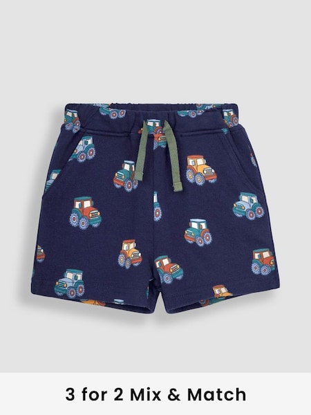 Navy Blue Tractor 2-Pack Printed Shorts (Q83155) | £20