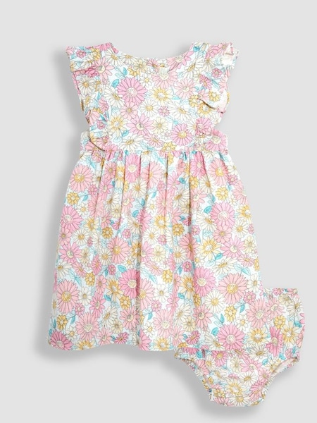 Pink Sunflower Pretty Summer Dress (Q83501) | £23