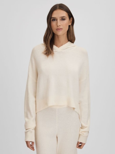 Calvin Klein Underwear Knitted Hoodie in Ivory (Q85242) | £75