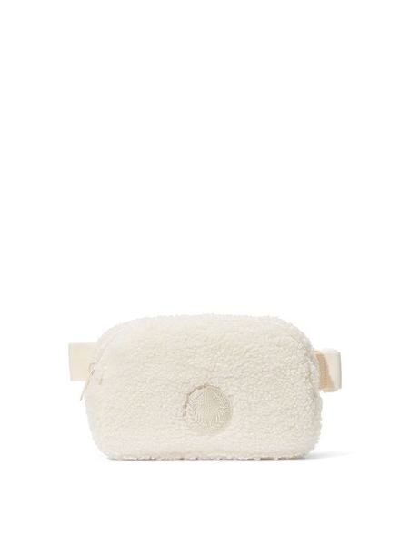Creamer White Cosy Plush Belt Bag (Q87711) | £20