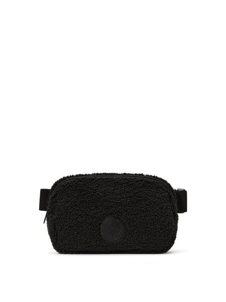 Pure Black Cosy Plush Belt Bag (Q87725) | £20