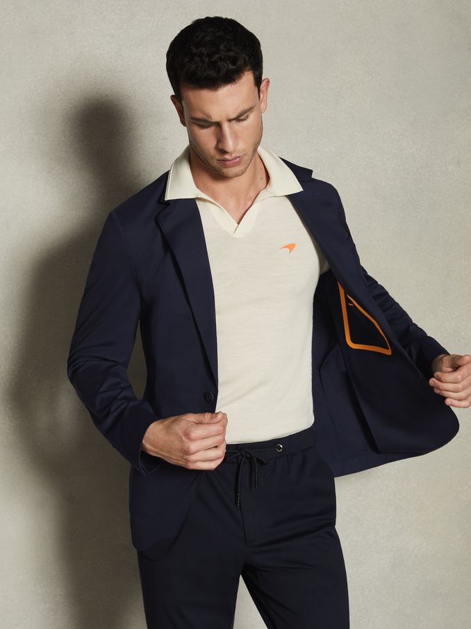 Mens blue outlet blazers uk