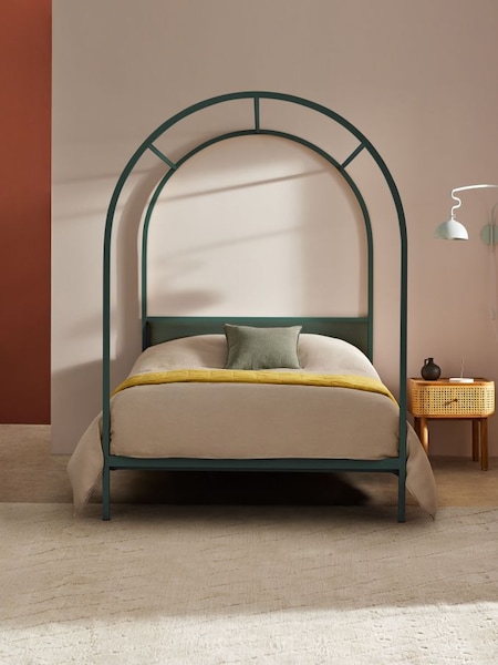 Romy Four Poster Bed in Green (Q91620) | £499 - £550