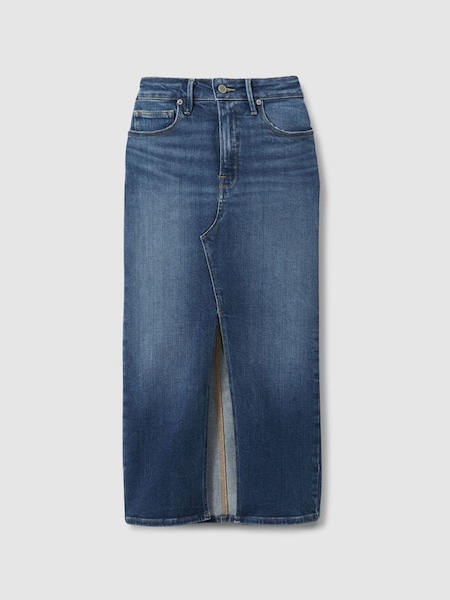 Good American Denim Midi Skirt in Blue (Q91948) | £117