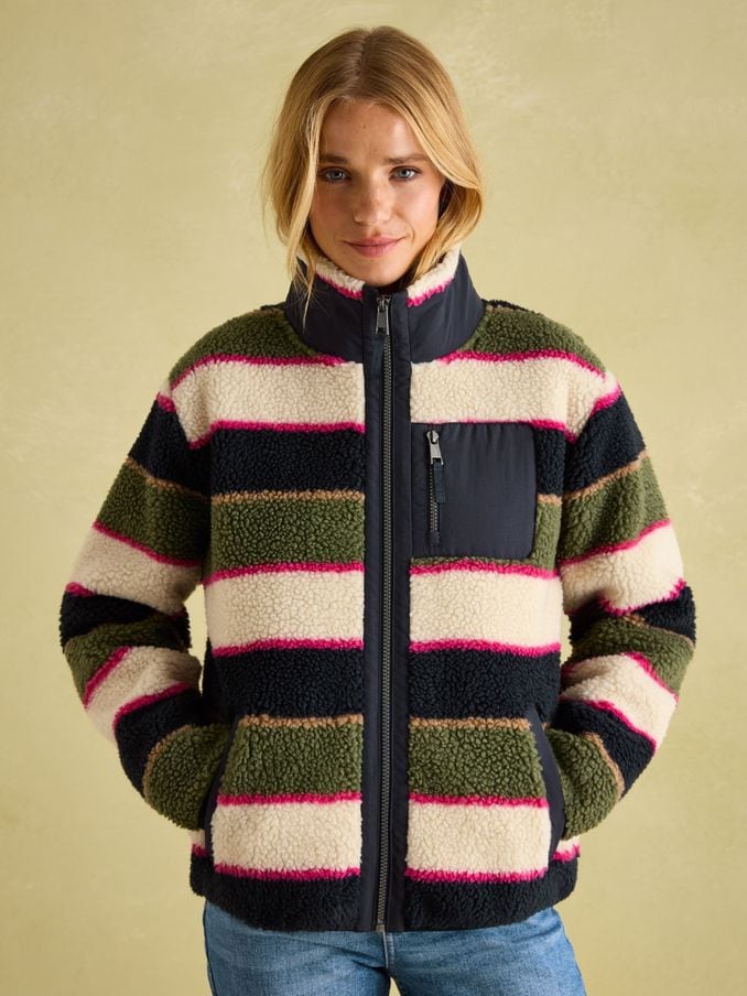 Women s Borg Fleeces Half Zip Borg Fleeces Joules