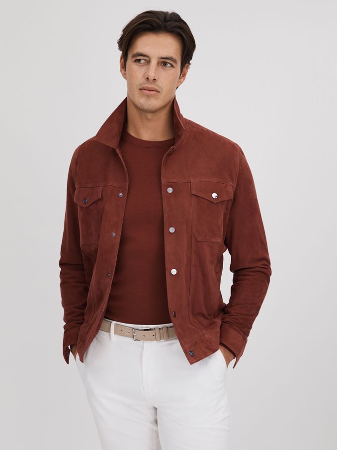 Men s Leather Jackets Men s Designer Leather Jacket Reiss