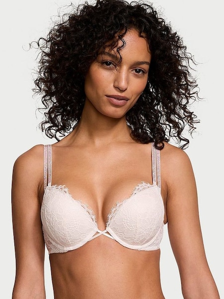 Coconut White Add 2 Cups Push Up Double Shine Strap Add 2 Cups Push Up Bombshell Bra (Q97969) | £59