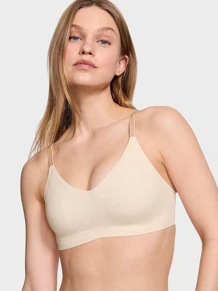 Marzipan Nude Silicone Lightly Lined Lounge Bralette (Q98010) | £29