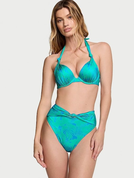 Blue Shells Halter Swim Bikini Top (Q98088) | £53