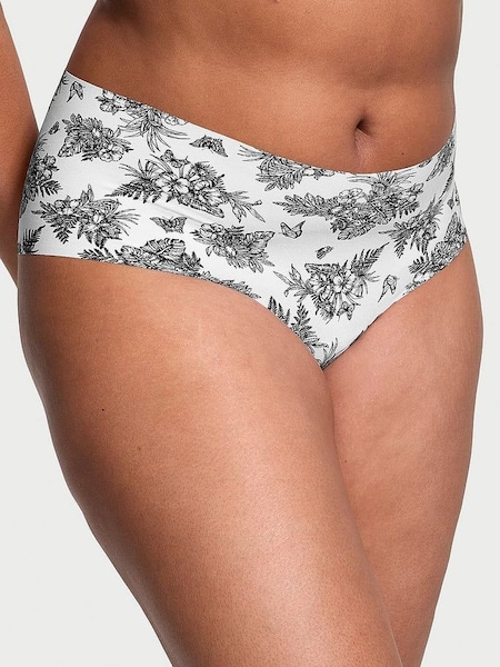 White Tropical Toile Cheeky Knickers (Q99647) | £9