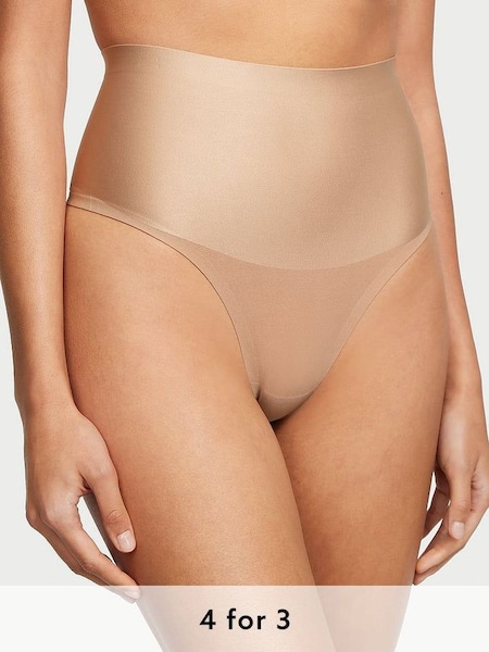 Praline Nude Smooth Thong Shaping Knickers (Q99649) | £20