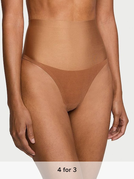 Caramel Nude Smooth Thong Shaping Knickers (Q99678) | £20
