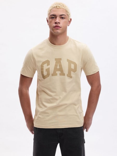 Brown Everyday Soft Logo Short Sleeve Crew Neck T-Shirt (Q99709) | £14