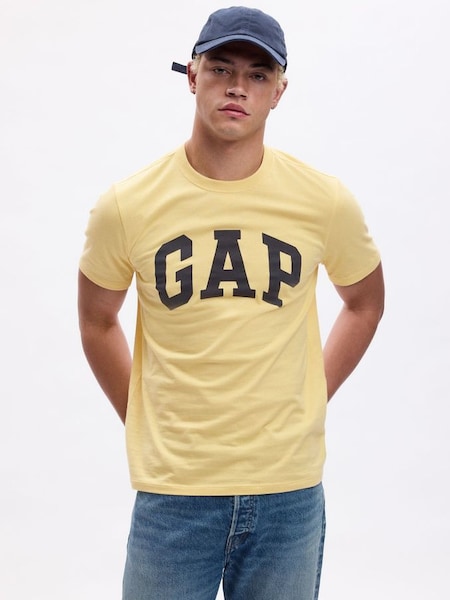 Yellow Everyday Soft Logo Short Sleeve Crew Neck T-Shirt (Q99757) | £14