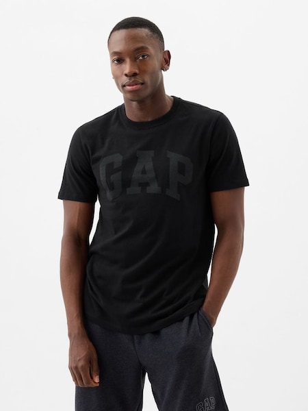 Black Everyday Soft Logo Short Sleeve Crew Neck T-Shirt (Q99758) | £14