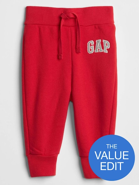 Red Arch Logo Pull-On Fleece Joggers (R04837) | £15