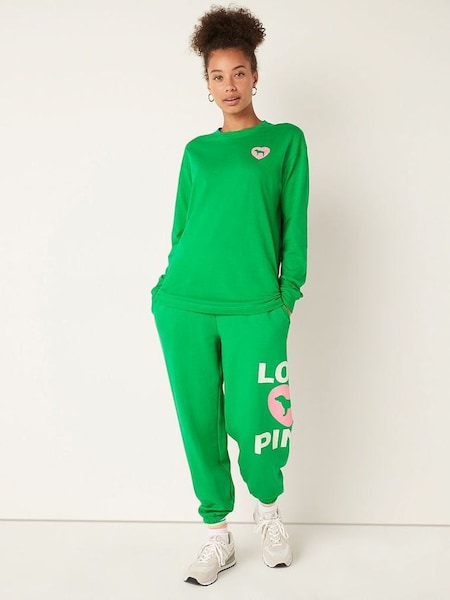 Happy Camper Green Long Sleeve T-Shirt (R25053) | £19