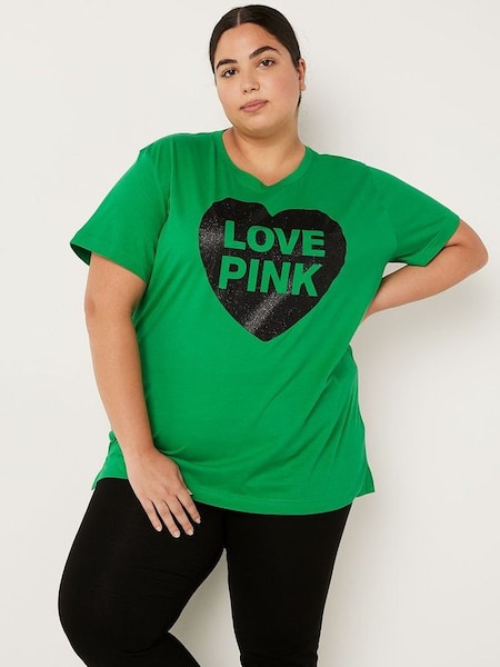 Green Cotton Short Sleeve Campus T-Shirt (R25055) | £14
