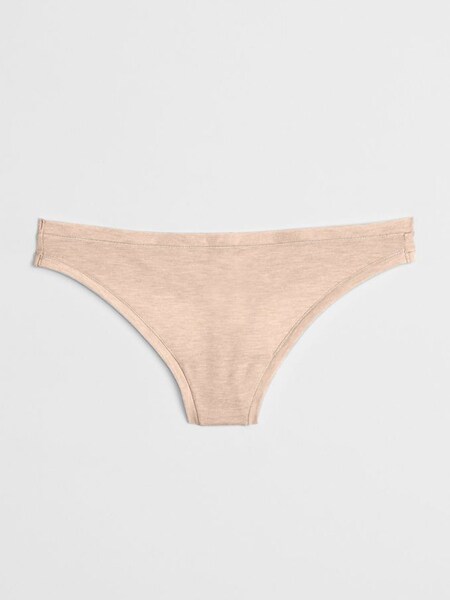 Beige Breathable Thong Knickers (R57074) | £5