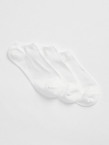 White Basic Ankle Socks 3-Pack (R57108) | £10