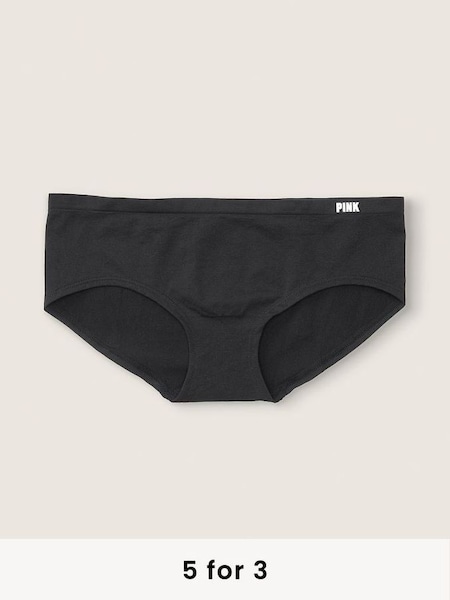 Pure Black Hipster Seamless Knickers (R71712) | £9