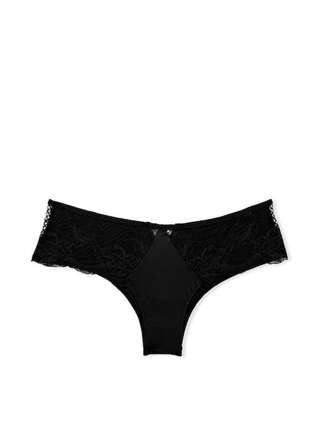 Black Lace Cheeky Knickers (R80664) | £6