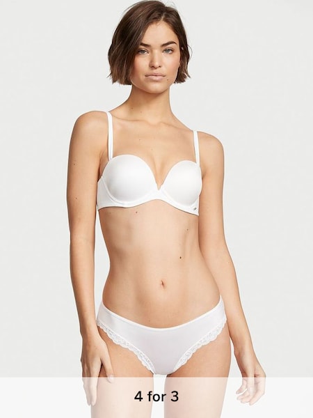 White Smooth Cut Out Thong Knickers (R80665) | £14