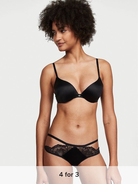 Black Lace Cheeky Knickers (R80700) | £14