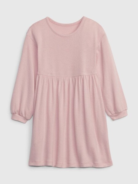 Pink Softspun Round Neck Skater Dress (R83141) | £20