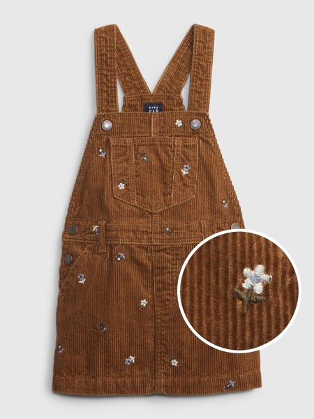 Brown Corduroy Dungaree (R83429) | £30