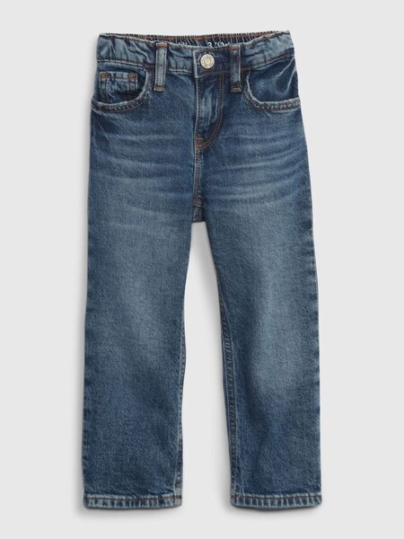 Dark Wash Blue Organic Cotton '90s Loose Jeans (R83833) | £13