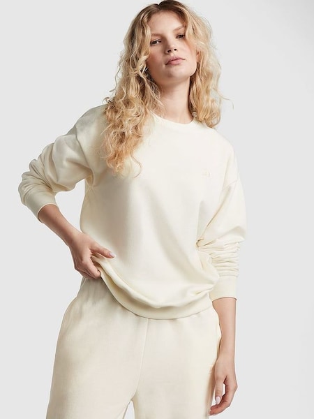 Creamer Beige Fleece Oversized Sweatshirt (R83972) | £20