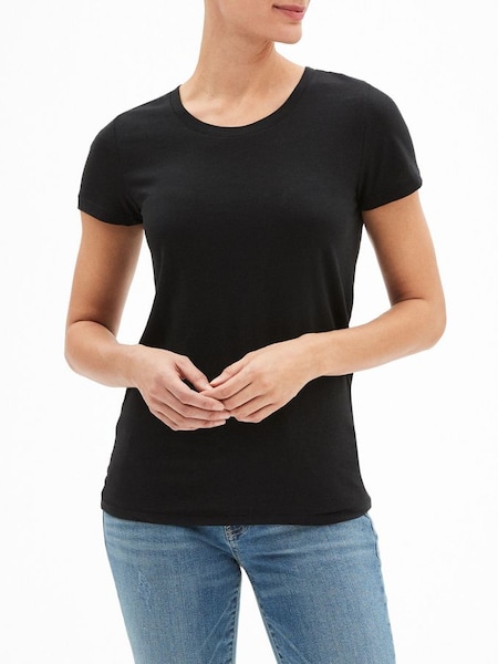 Black Favourite Short Sleeve Crew Neck T-Shirt (R91632) | £10