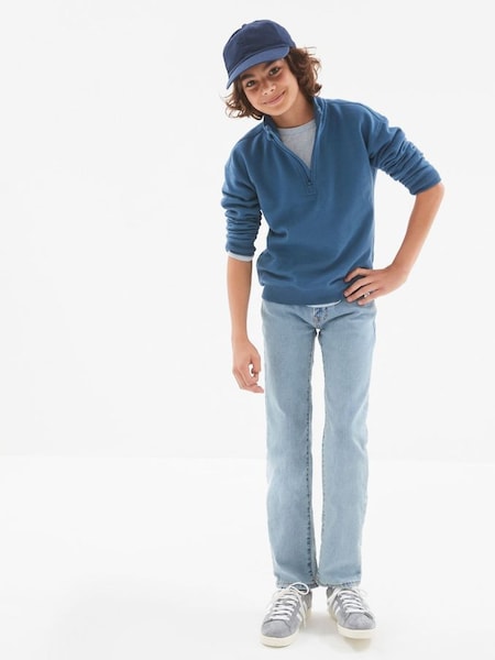 Light Wash Blue Classic Straight Jeans (5-16yrs) (R92253) | £30