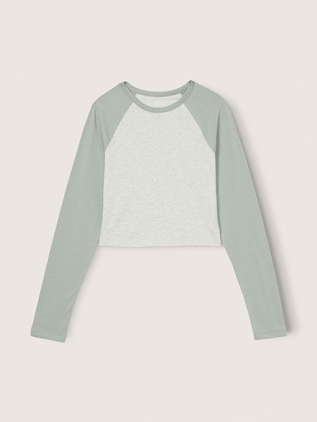 Iceberg Green Long Sleeve Crop T-Shirt (R93012) | £20